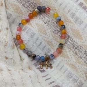 Lovely beaded elephant karma bracelet.